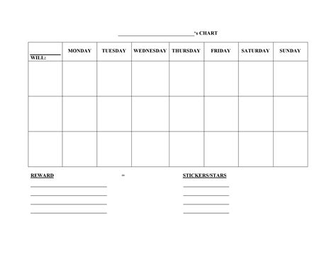 42 Printable Behavior Chart Templates [for Kids] ᐅ TemplateLab