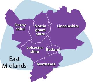 Listing all counties in East Midlands - Christian Flatshare