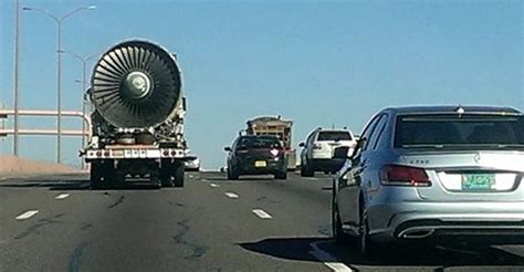 A DC-10 engine on the highway - Fire Aviation