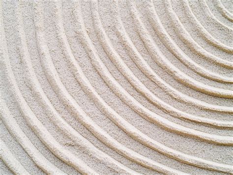 Zen garden sand patterns texture background composition | Premium AI ...