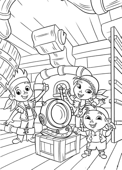 Jake and the Never Land Pirates coloring pages to download and print ...