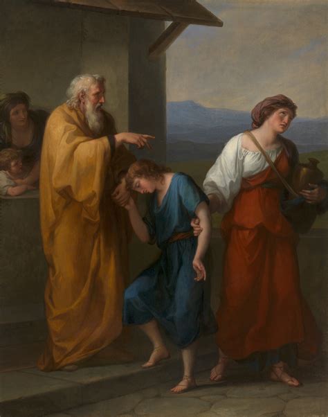 Angelica Kauffman: Abraham driving out Hagar and Ishmael | Recent sales ...