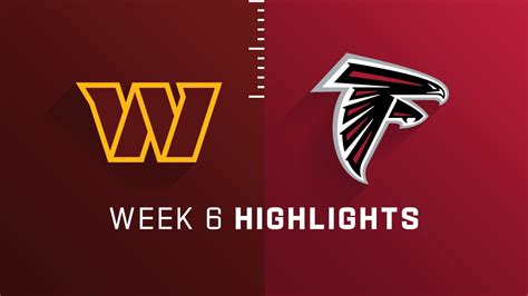 Commanders vs. Falcons highlights Week 6