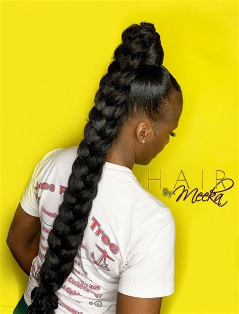 High Ponytail Braid Hairstyles