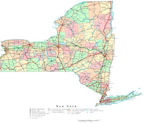 Map Of New York State Cities