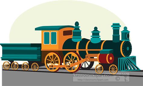 Vintage Train Clip Art