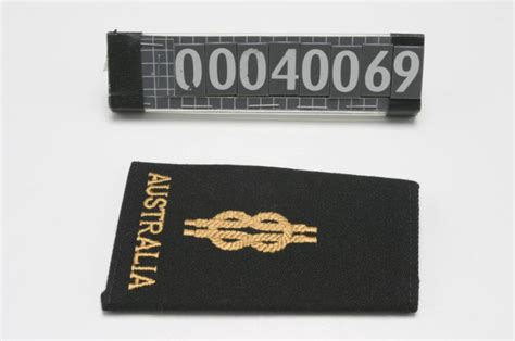 Ran Able Seaman Rank Insignia Shane Mcguigan Australian Navy