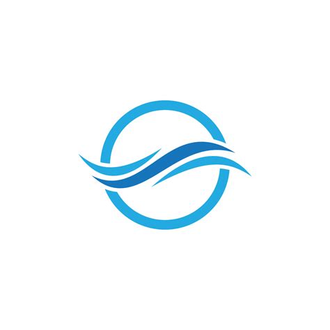 Water wave Logo 14639294 Vector Art at Vecteezy