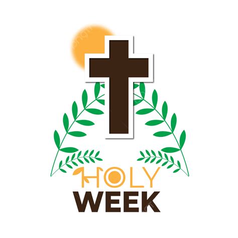 Holy Week Clipart Hd PNG, Holy Week Vector Illustration, Holy Week ...