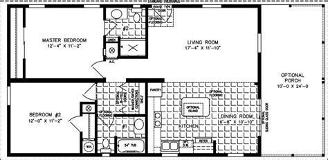 Best Of 2 Bedroom Mobile Home Floor Plans - New Home Plans Design