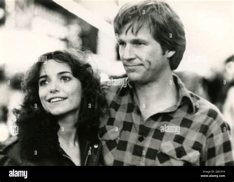 American actors Jeff Bridges and Karen Allen in the movie Starman, USA ...