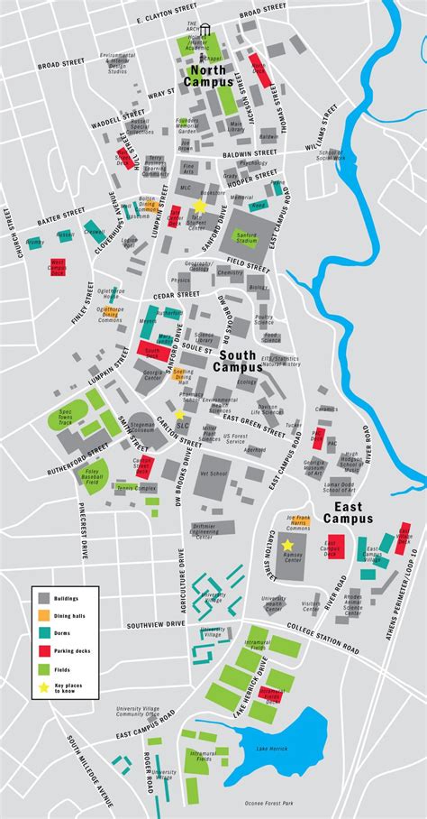 University Of Georgia Campus Map – Verjaardag Vrouw 2020