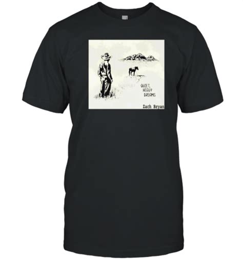 Zach bryan quiet heavy dreams Tee Shirt - ShirtElephant Office