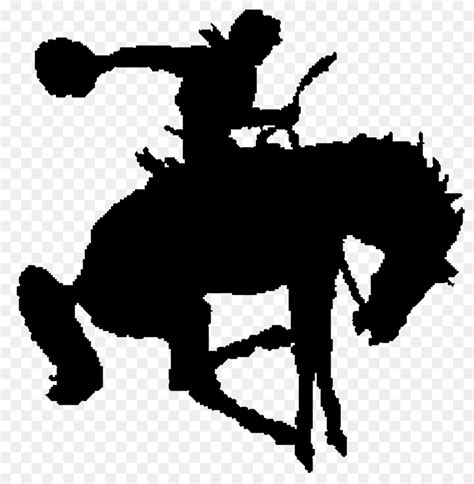 Free Bucking Horse Silhouette, Download Free Bucking Horse Silhouette ...