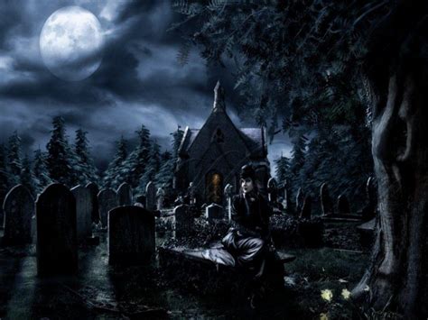 Gothic Graveyard Wallpapers - Top Free Gothic Graveyard Backgrounds ...