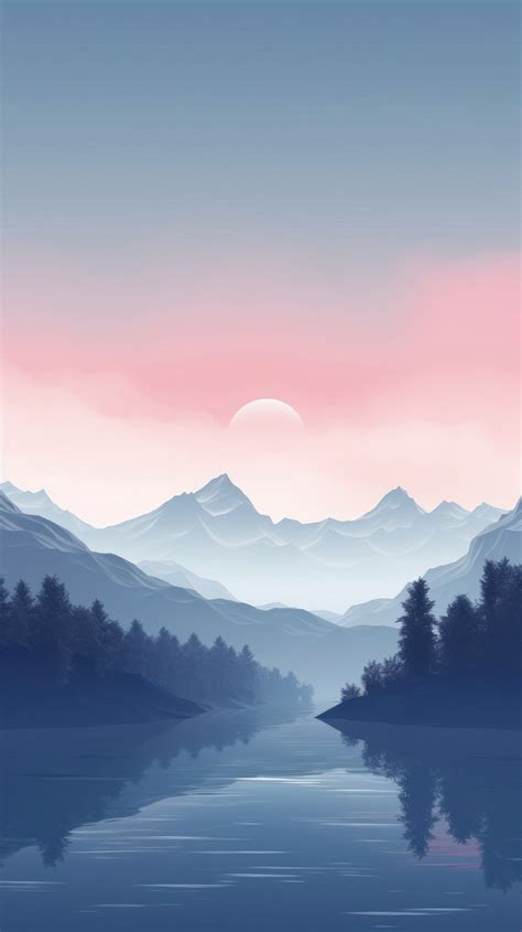 Aesthetic Nature Minimalist Wallpaper