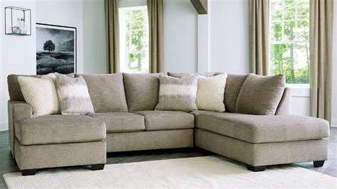 Creswell Sectional Sofa - Stone Gray | Home Furniture Plus Bedding and ...