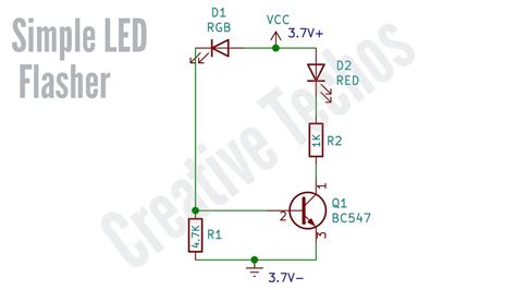 Simple Led Flasher Circuit