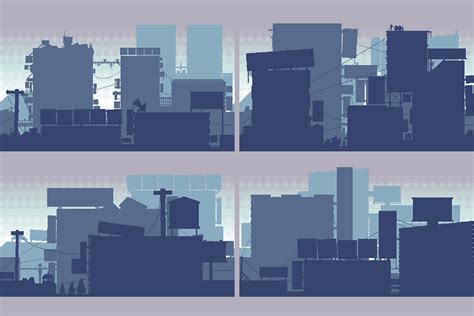 Free Scrolling City Backgrounds Pixel Art - CraftPix.net