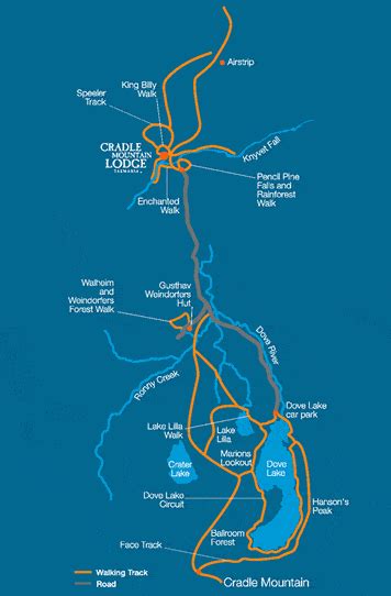 Location & Map - Cradle Mountain Lodge