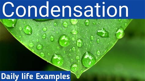 Example Of Condensation