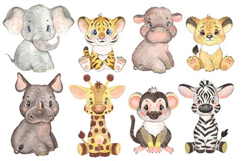 Nursery Watercolor Baby Animals | ubicaciondepersonas.cdmx.gob.mx