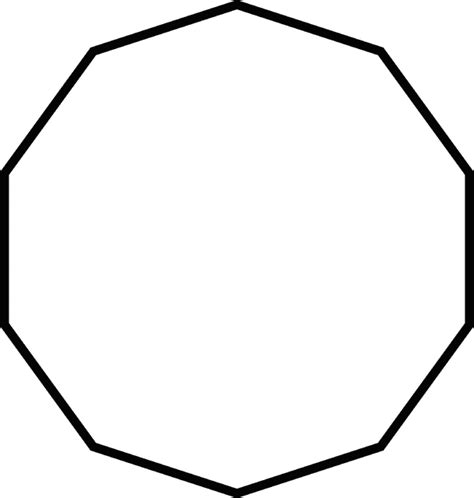 10-sided Polygon | ClipArt ETC