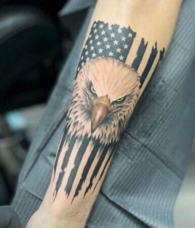 60 Best American Flag Tattoo Design Ideas for Men and Women