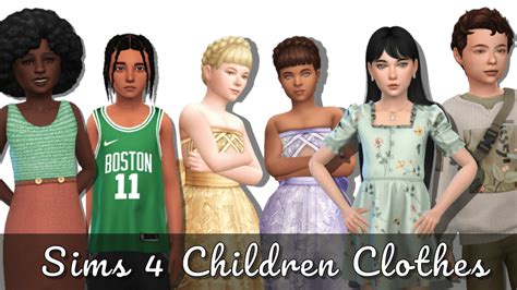 30 Sims 4 Children Clothes CCs That Are Stunning! — SNOOTYSIMS