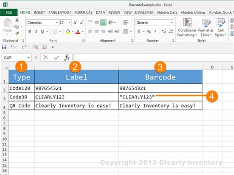 Smart Excel Barcode Inventory Template Tornado Diagram