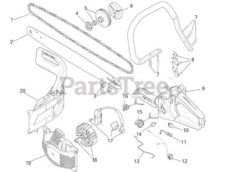 Remington Electric Chainsaw Parts Diagram