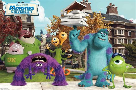 Disney Monsters University - Oozma Kappa Poster - Walmart.com - Walmart.com