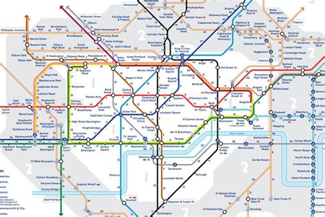 TfL has released the first official 'walk the Tube' map for London ...