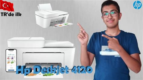 HP DeskJet Plus 4120 Printer, Unbox, SetUp, Wifi Direct, 55% OFF