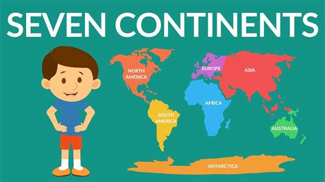 Seven Continents of the world - Seven continents video for kids - YouTube