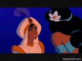 •Aladdin and Jasmine Kiss• on Make a GIF