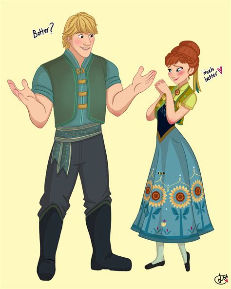 Anna and Kristoff - Frozen Fever Fan Art (38082123) - Fanpop