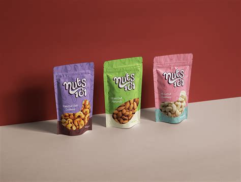 nuts 101 package design on Behance