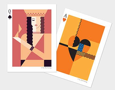 Art Deco Playing Cards | Behance