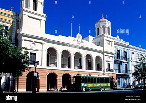 City Hall, San Juan, Puerto Rico, Caribbean Stock Photo - Alamy