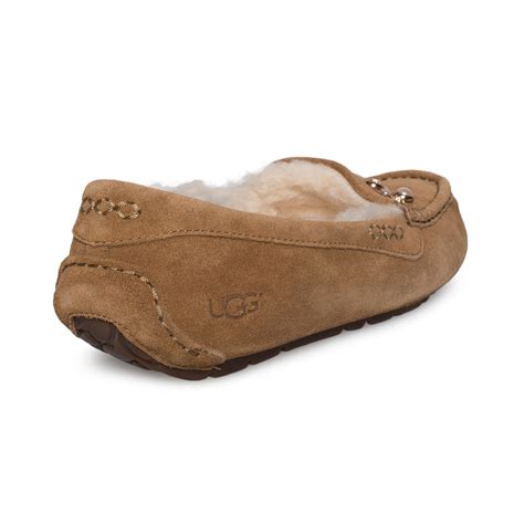 UGG Ansley Bow Brilliant Chestnut Slippers - MyCozyBoots