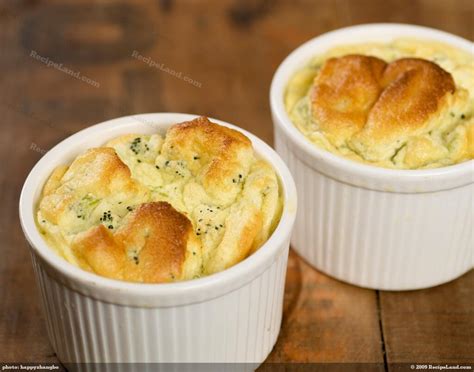 Broccoli Goat Cheese Soufflé Recipe