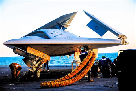 X-47B Completes First-Ever Carrier-Based Arrested Landing