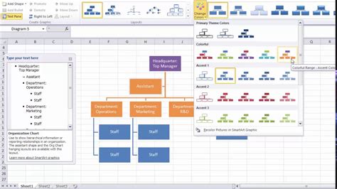 Create Org Chart From Excel Data Using Excel