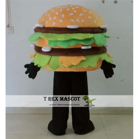 Adult Hamburger Mascot Costume