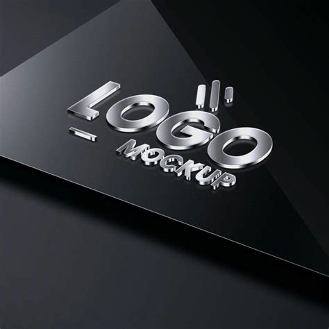 Free 3D Metal Logo Mockup PSD » CSS Author