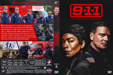 9-1-1 - Season 5 R1 Custom DVD Cover & Labels - DVDcover.Com