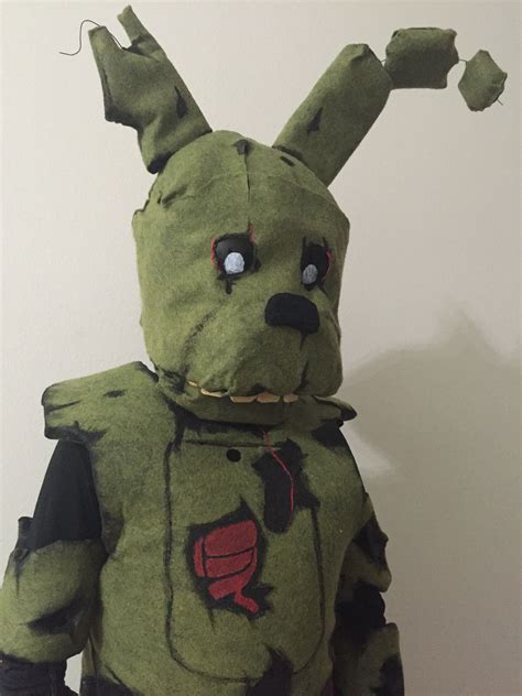 Five Nights at Freddy's (FNAF) Springtrap costume I made this year for ...