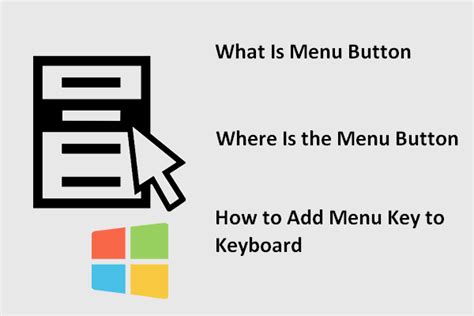 Where Is The Menu Button And How To Add Menu Key To Keyboard