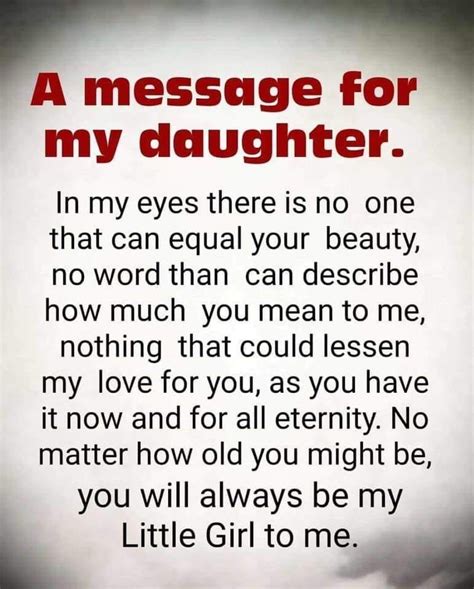 Message For My Daughter Pictures, Photos, and Images for